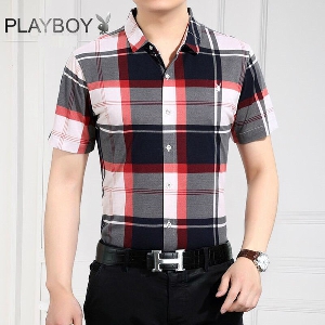 Карирани летни ризи за мъже изработени от памук - 6 модела  