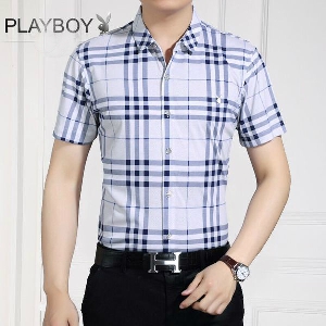 Карирани летни ризи за мъже изработени от памук - 6 модела  