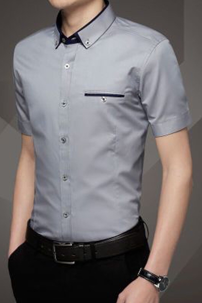 Летни цветни мъжки ризи с къс ръкав  -  7 модела 