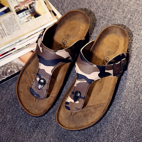 Мъжки камуфлажни чехли 