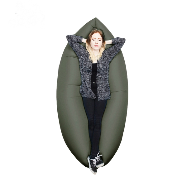 Туристически надуваеми преносими дивани - за плаж и планина, за мъже и жени: жълт, лилав, черен