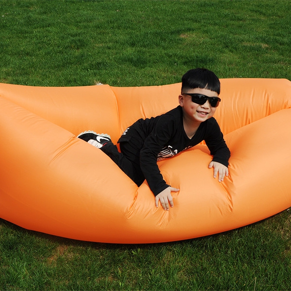 Туристическа и плажна въздушна възглавница за почивка - мъжка, детска и дамска - оранжева, синя, зелена