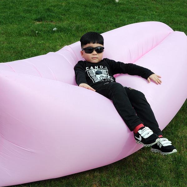 Туристическа и плажна въздушна възглавница за почивка - мъжка, детска и дамска - оранжева, синя, зелена