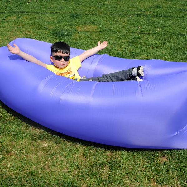 Туристическа и плажна въздушна възглавница за почивка - мъжка, детска и дамска - оранжева, синя, зелена