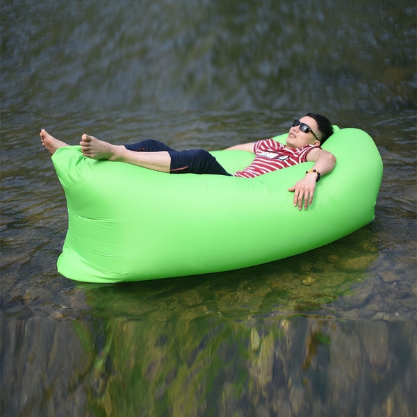 Туристическа и плажна въздушна възглавница за почивка - мъжка, детска и дамска - оранжева, синя, зелена