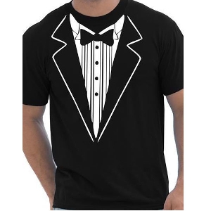 Интересни мъжки тениски тип костюм -в черен,бял,син и червен цвят