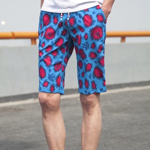 Мъжки летни къси цветни панталони