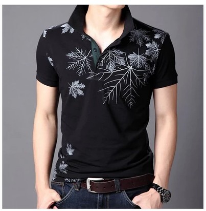 Цветни ризи изработени от памук за мъже - 19 модела 