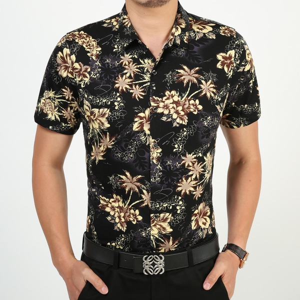 Цветни ризи изработени от памук за мъже - 19 модела 