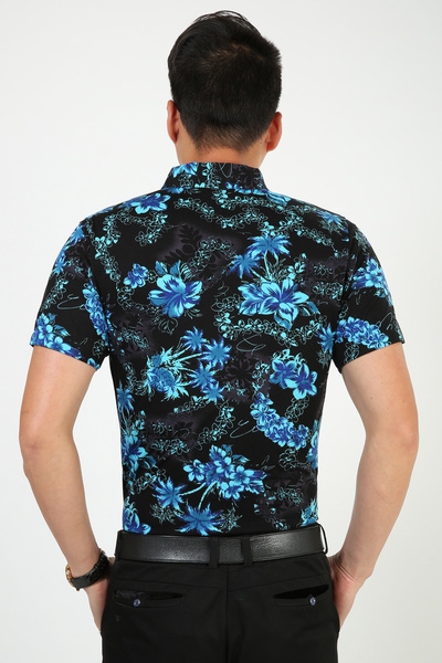 Цветни ризи изработени от памук за мъже - 19 модела 