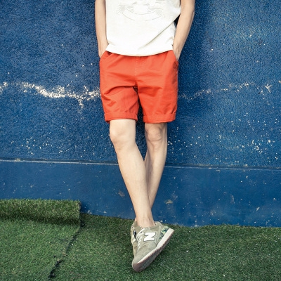 Σορτς αντρικά με τσέπες: Πορτοκαλί, Μπλε, Πράσινο, Ροζ, Λευκό, Μπεζ