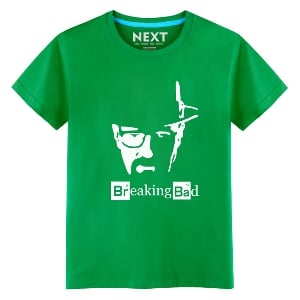 Ανδρικά T-Shirts της σειράς Breaking Bad - γκρι, μαύρο, κόκκινο, κίτρινο, πράσινο και μπλε χρώματα