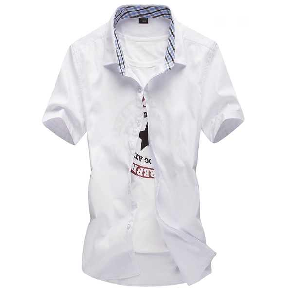 Тънки цветни мъжки ризи с къс ръкав подходящи за лятото