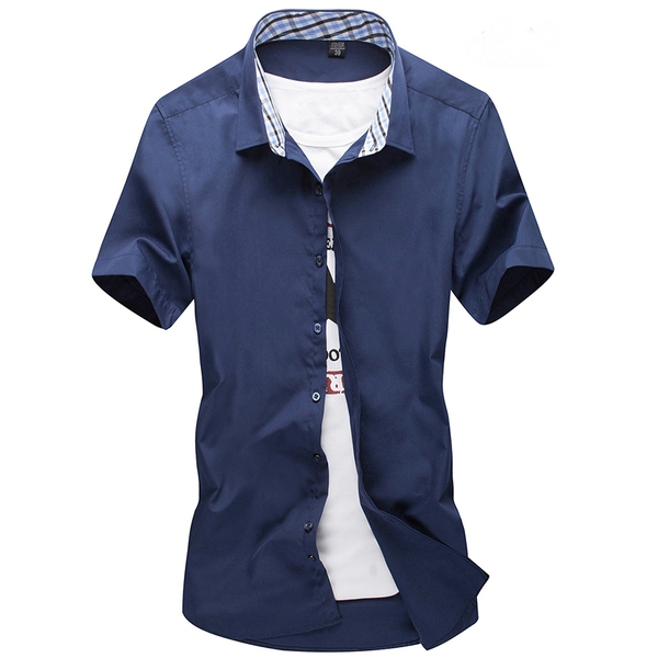 Тънки цветни мъжки ризи с къс ръкав подходящи за лятото