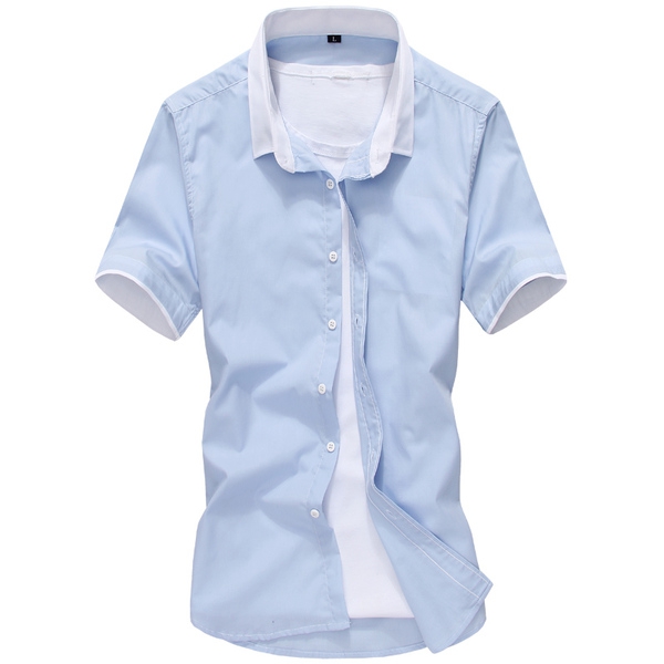 Тънки цветни мъжки ризи с къс ръкав подходящи за лятото