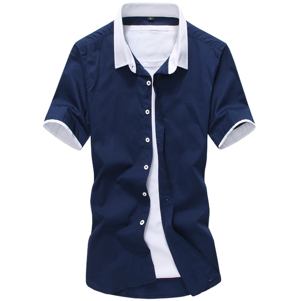 Тънки цветни мъжки ризи с къс ръкав подходящи за лятото