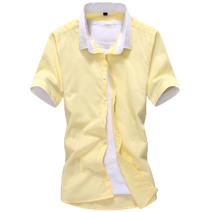 Тънки цветни мъжки ризи с къс ръкав подходящи за лятото