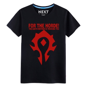 Αντρικά gaming  T-shirts World of warcraft σε διαφορετικά χρώματα - Horde и Alliance