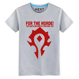 Αντρικά gaming  T-shirts World of warcraft σε διαφορετικά χρώματα - Horde и Alliance