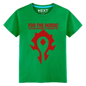 Αντρικά gaming  T-shirts World of warcraft σε διαφορετικά χρώματα - Horde и Alliance