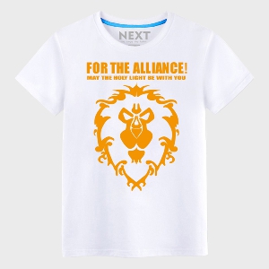 Αντρικά gaming  T-shirts World of warcraft σε διαφορετικά χρώματα - Horde и Alliance