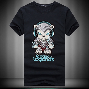 Αντρικά gaming βαμβακερά T-shirts με διαφορετικές εκτυπώσεις και χρώματα