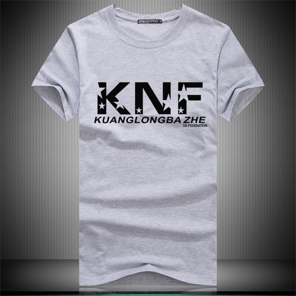 Мъжки памучни тениски с различни щампи и цветове