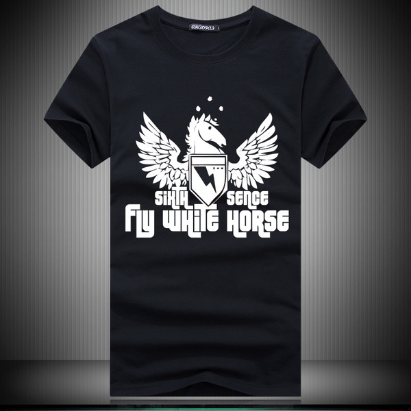 Мъжки памучни тениски с различни щампи и цветове