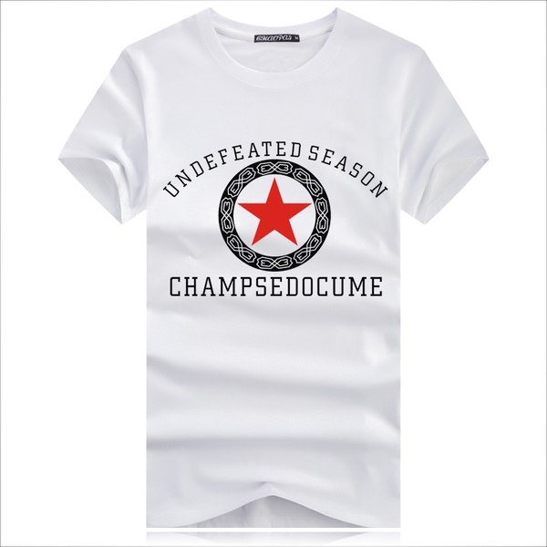 Мъжки памучни тениски с различни щампи и цветове