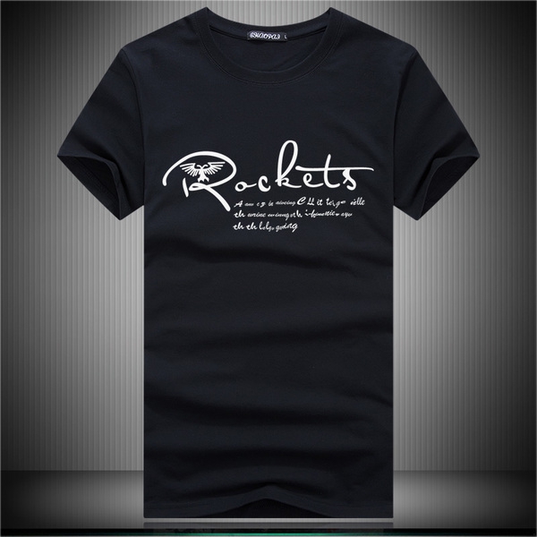 Мъжки памучни тениски с различни щампи и цветове