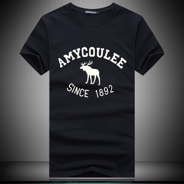 Мъжки памучни тениски с различни щампи и цветове