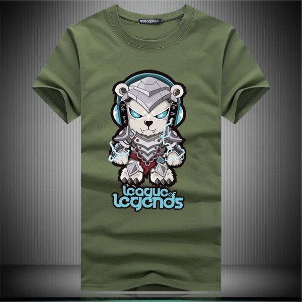 Мъжки памучни тениски с различни щампи и цветове