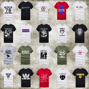 Αντρικά gaming βαμβακερά T-shirts με διαφορετικές εκτυπώσεις και χρώματα