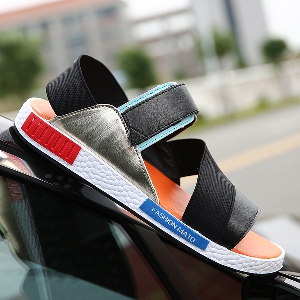 Мъжки сандали от изкуствена кожа в различни цветови комбинации - 6 модела подходящи за горещите летни дни
