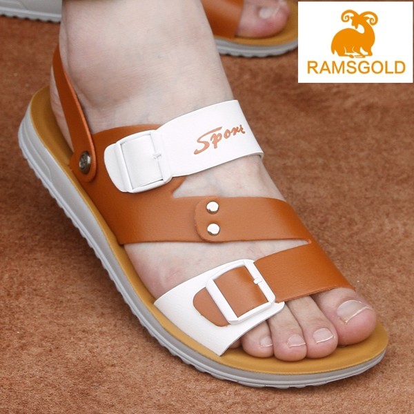 Мъжки кожени летни сандали - кафяви, черни и сини модели с повърхностен материал от микрофибър