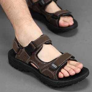 Спортни мъжки сандали от изкуствена кожа - 3 модела 