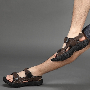 Спортни мъжки сандали от изкуствена кожа - 3 модела 