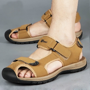 Мъжки сандали - различни топ модели - черни, кафяви, шарени с черна или камуфлажна подметка 