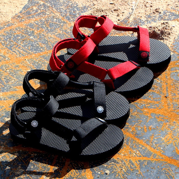 Мъжки летни сандали за плаж и ежедневие - черни, бели, сини, бежови, зелени и червени