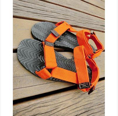 Ανδρικά σανδάλια το καλοκαίρι σε πορτοκαλί, μαύρο και μπλε - 3 μοντέλα