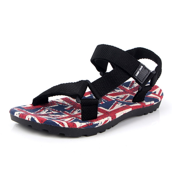 Мъжки летни отворени сандали - цветни модели за ежедневие и плаж 