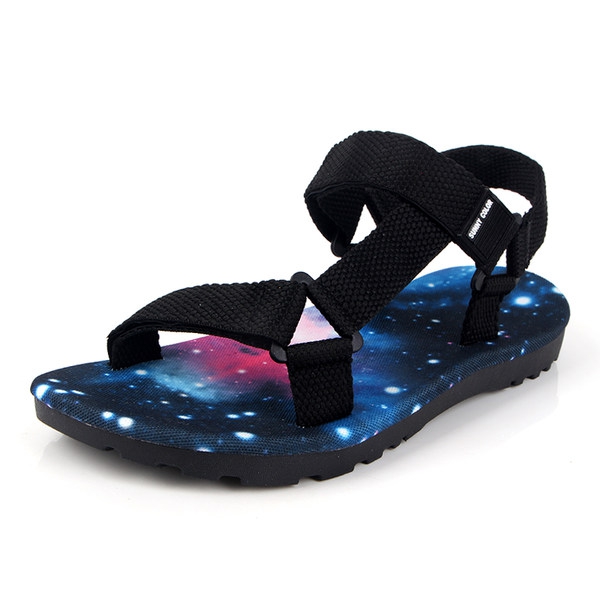 Мъжки летни отворени сандали - цветни модели за ежедневие и плаж 