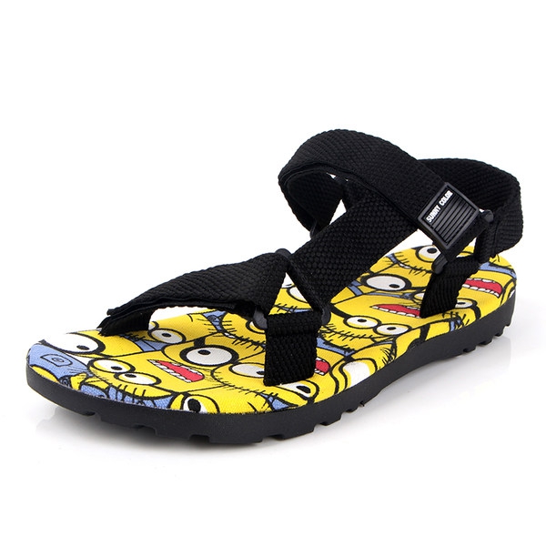 Мъжки летни отворени сандали - цветни модели за ежедневие и плаж 