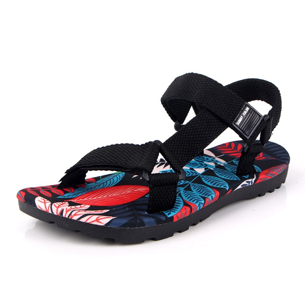 Мъжки летни отворени сандали - цветни модели за ежедневие и плаж 