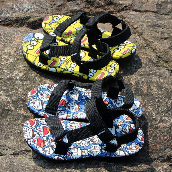 Мъжки летни отворени сандали - цветни модели за ежедневие и плаж 