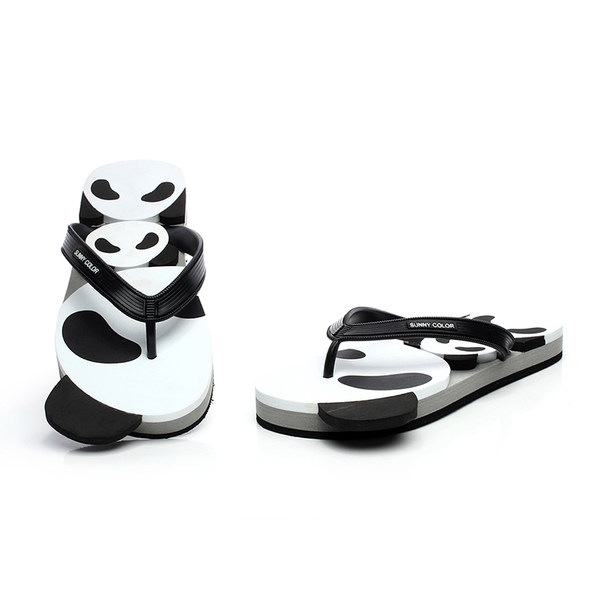 Мъжки летни отворени сандали - панда Man - отворени и цветни