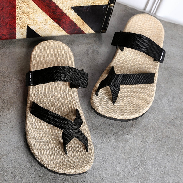 Άντρας σαγιονάρες - ελαφρύ και άνετο Sunny χρώμα - κόκκινο, μαύρο