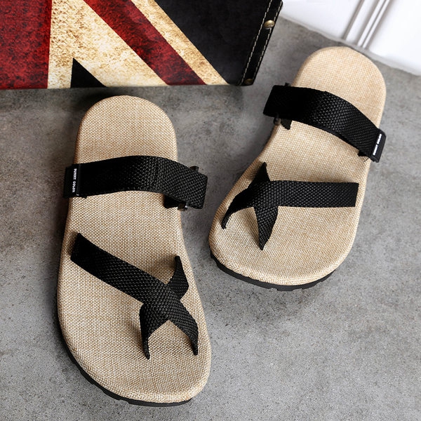 Άντρας σαγιονάρες - ελαφρύ και άνετο Sunny χρώμα - κόκκινο, μαύρο