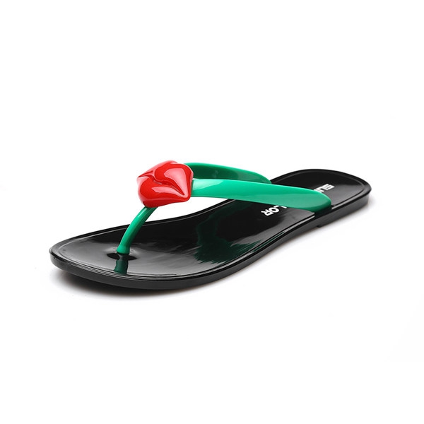 Γυναικείές  παντόφλες: σαγιονάρες - Sunny χρώμα - Kiss - τρία καλοκαιρινά  κορυφαία μοντέλα  