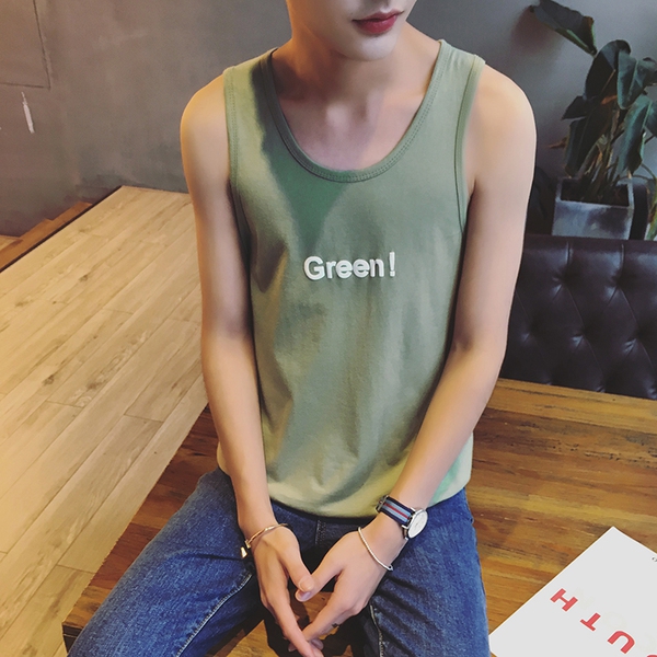 Мъжки памучни потници в бял,черен,червен,зелен и син цвят.